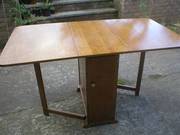 Wooden drop leaf table