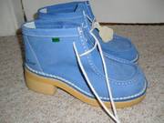 LADIES KICKERS size 6 BLUE SUADE BOOTS
