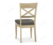 Bentley Designs Chartreuse Aged Oak X Back Dining Chair