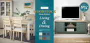 Corndell Woodstock Dining and Living Room Colorful Furniture Sale